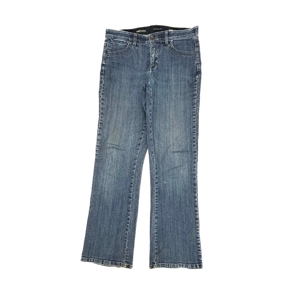 Lee‎ Bootcut Women's size 8 Dark Wash Blue Denim jeans
